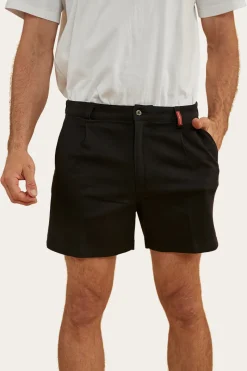 Ringers Western Cloncurry Mens Heavy Weight Work Short - Black