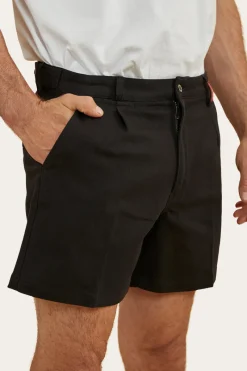 Ringers Western Cloncurry Mens Heavy Weight Work Short - Black