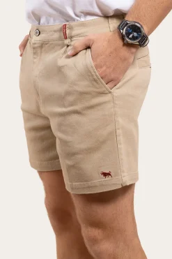 Clearance Ringers Western Cloncurry Mens Heavy Weight Work Short - Camel