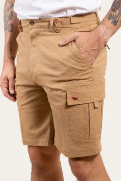 Ringers Western Coober Pedy Mens Ripstop Work Short - Tawny Brown