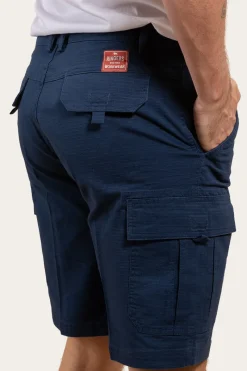 Sale Ringers Western Coober Pedy Mens Ripstop Work Short - Dark Navy