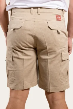 Best Ringers Western Coober Pedy Mens Ripstop Work Short - Camel
