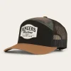 Clearance Ringers Western Country Club 7 Panel Cap - Black / Camo