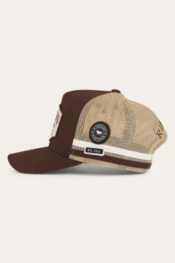 Sale Ringers Western Country Club Deep Fit Trucker Cap - Saddle Brown