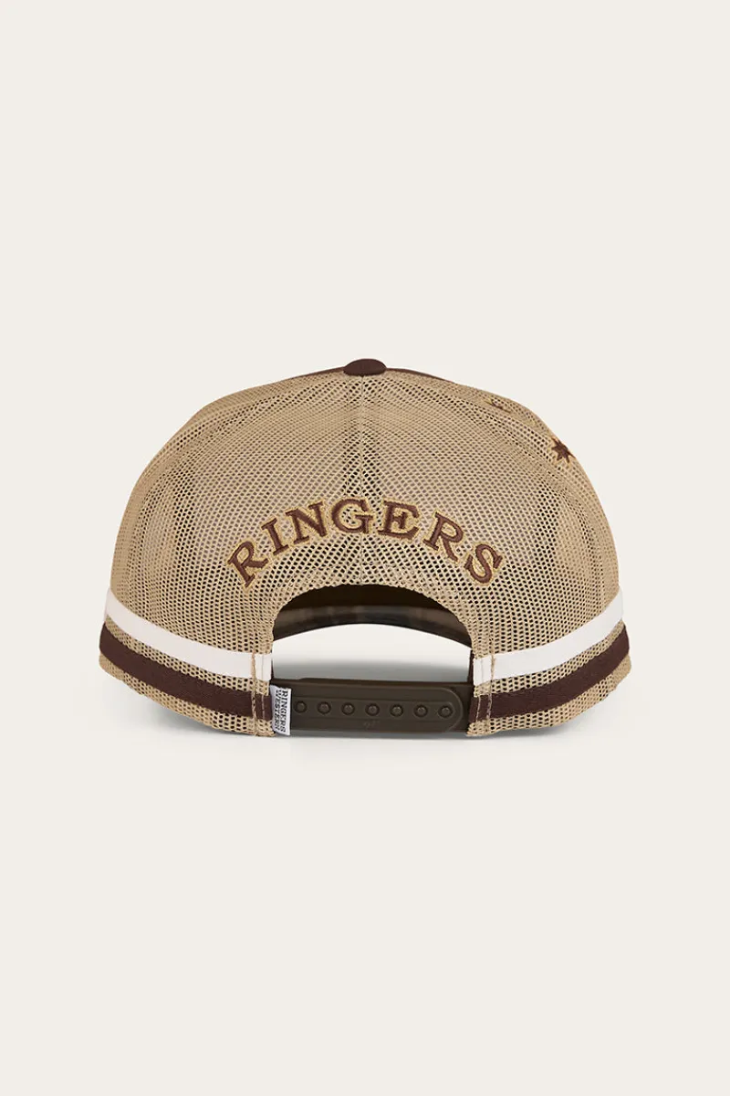 Sale Ringers Western Country Club Deep Fit Trucker Cap - Saddle Brown