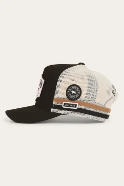 Ringers Western Country Club Deep Fit Trucker Cap - Black
