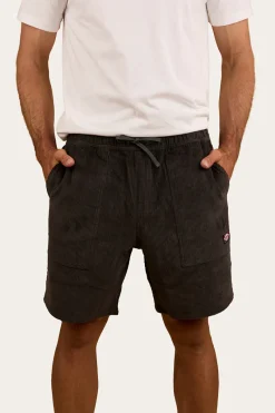 Best Ringers Western Countryside Mens Corduroy Walk Short - Charcoal