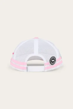 New Ringers Western Cowgirl Kids Trucker Cap - Navy/Pastel Pink