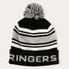 Online Ringers Western Cradle Mountain Beanie - Black/White/Grey