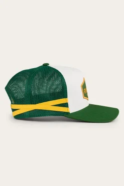 Hot Ringers Western Cunningham Kids Trucker Cap - Lake Green