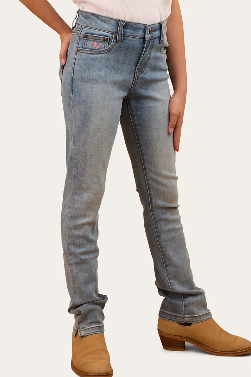 Online Ringers Western Daphne Kids Bootleg Jean - Light Blue