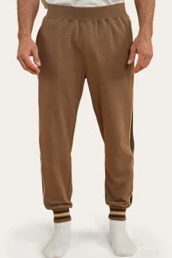 Hot Ringers Western Davis Mens Trackpant - Mushroom/Charcoal