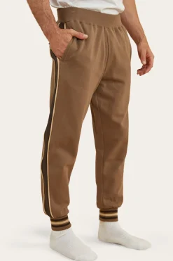 Hot Ringers Western Davis Mens Trackpant - Mushroom/Charcoal