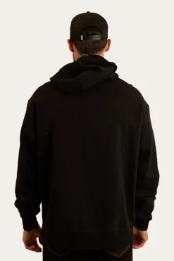 New Ringers Western Daylesford Mens Australian Cotton Fleece - Black / Military Green