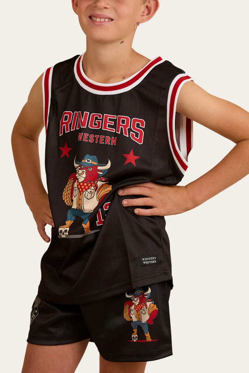 Online Ringers Western Do No Harm Kids Tank - Black
