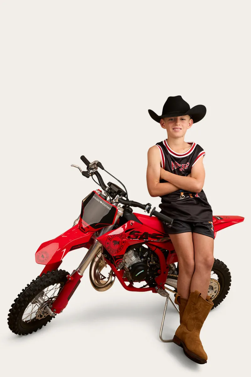 Online Ringers Western Do No Harm Kids Tank - Black