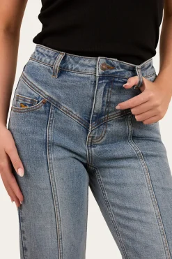 Ringers Western Edith Womens High Rise Bootleg Jean - Light Wash Blue