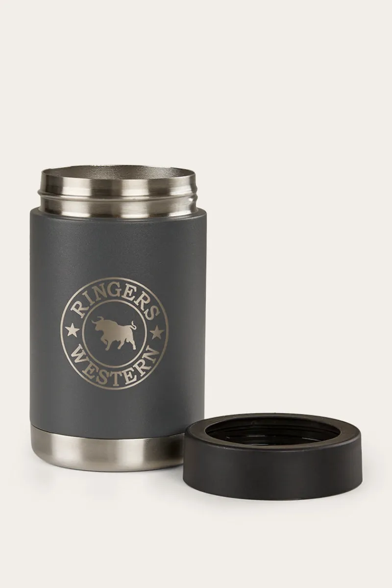 Online Ringers Western Escape Can Cooler - Charcoal