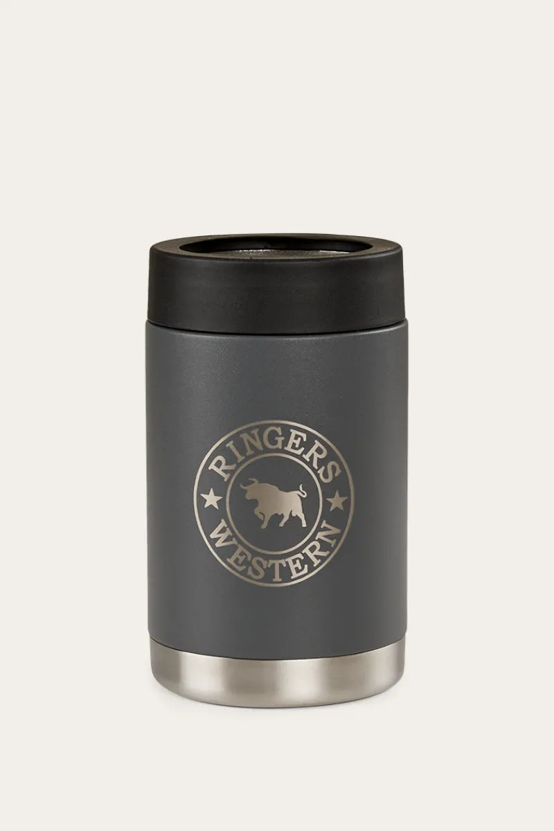 Online Ringers Western Escape Can Cooler - Charcoal