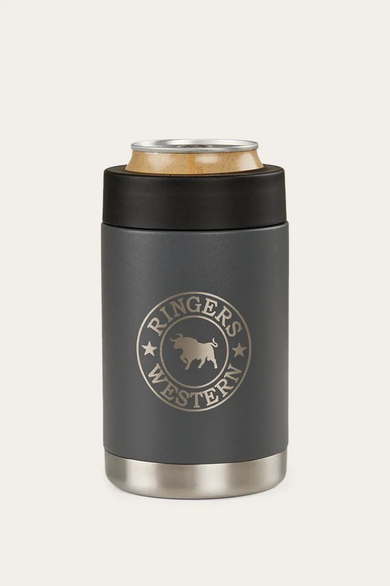 Online Ringers Western Escape Can Cooler - Charcoal