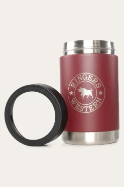 New Ringers Western Escape Can Cooler - Maroon