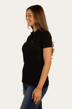 Ringers Western Essential Womens Polo - Black