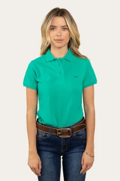 Sale Ringers Western Essential Womens Polo - Green