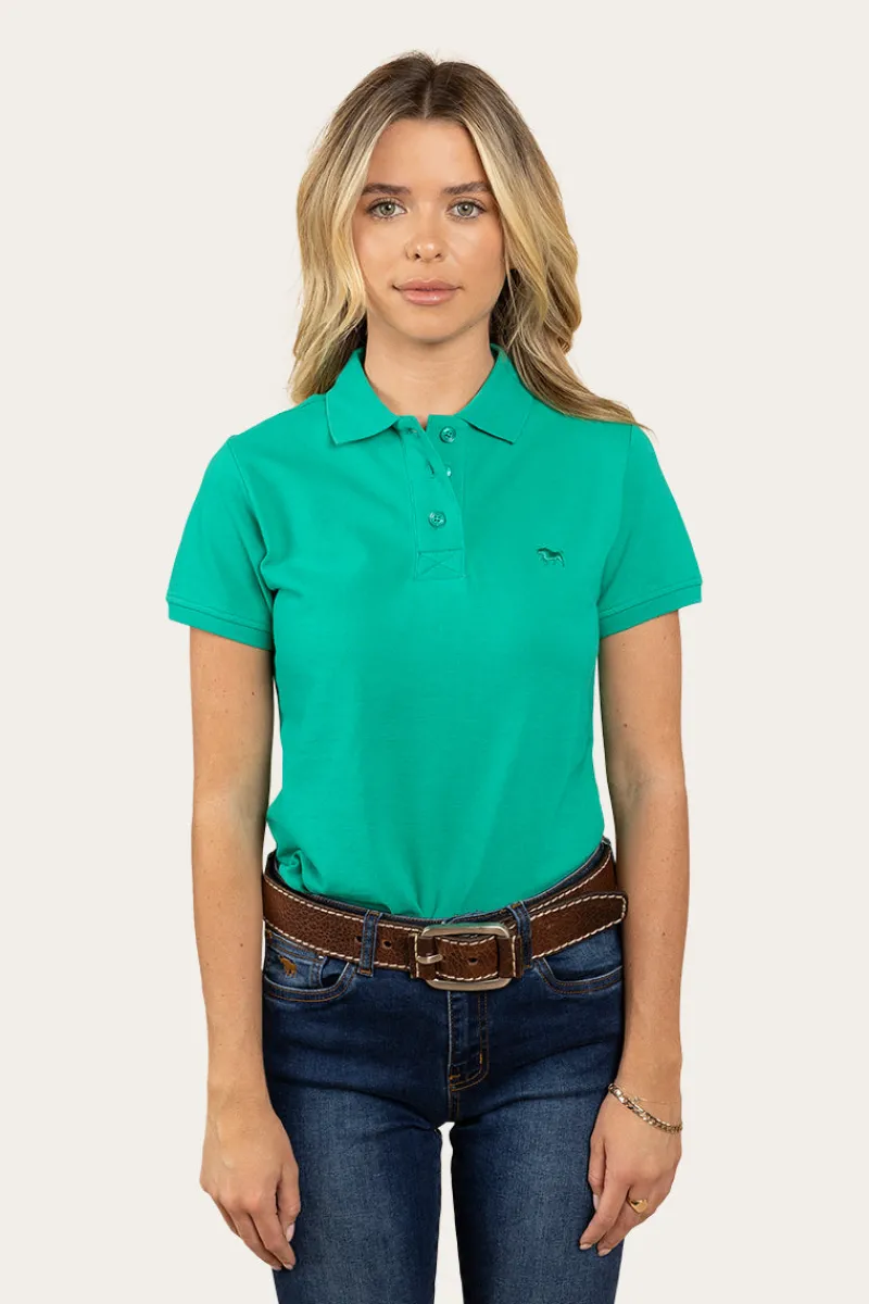 Sale Ringers Western Essential Womens Polo - Green