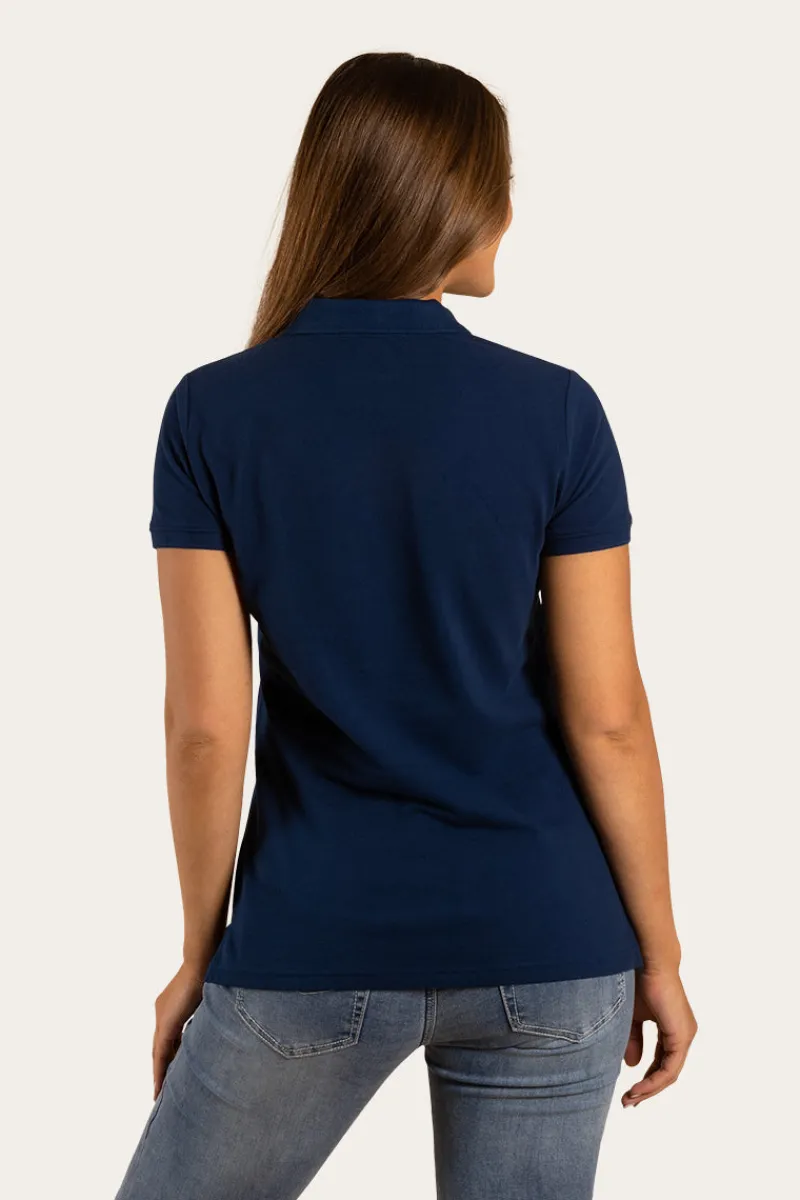 Discount Ringers Western Essential Womens Polo - Navy