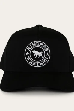 Discount Ringers Western Fletcher Deep Fit Baseball Cap - Black