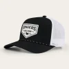 Sale Ringers Western Garage Trucker Cap - Black with White Print