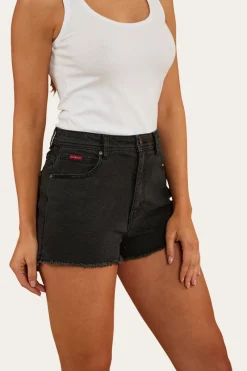 Discount Ringers Western Gracie Womens Denim Short - Black