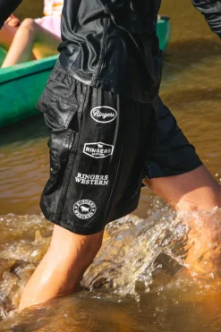 Best Ringers Western Griffith Boys Swim Short - Black / White