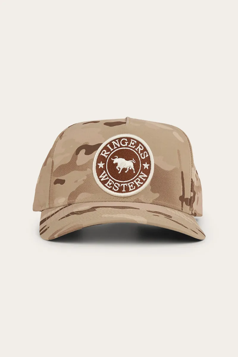 Online Ringers Western Grover Tech Baseball Cap - Desert Camo