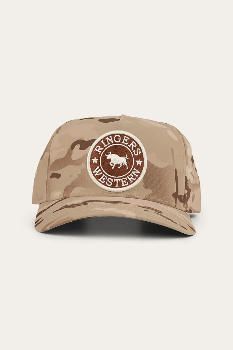 Online Ringers Western Grover Tech Baseball Cap - Desert Camo
