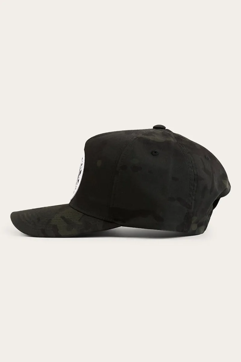 Ringers Western Grover Tech Baseball Cap - Black / Camo