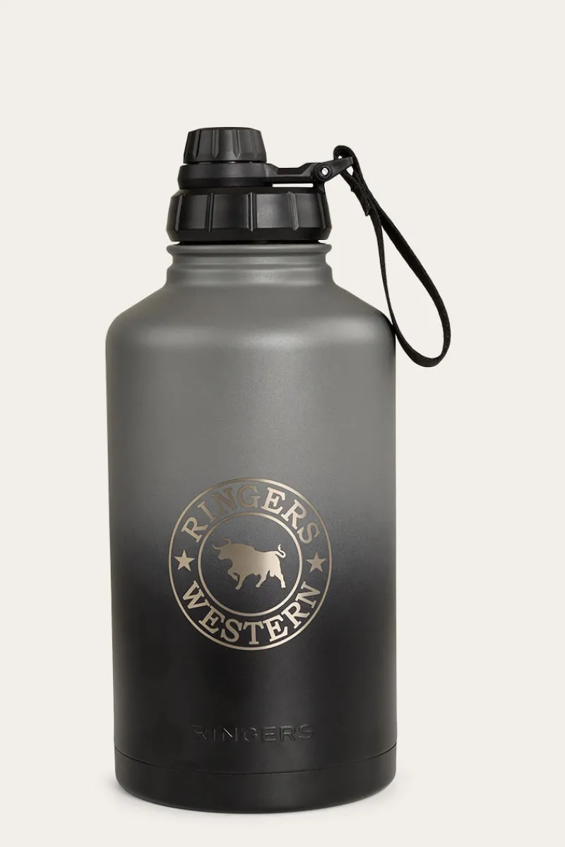 Hot Ringers Western Gulper Stainless Steel Insulated - Black / Silver