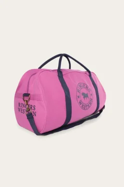 Sale Ringers Western Gundagai Duffle Bag - Orchid with Dark Navy Print