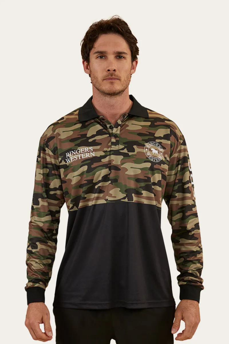 Discount Ringers Western Halls Creek Unisex Fishing Jersey - Camo