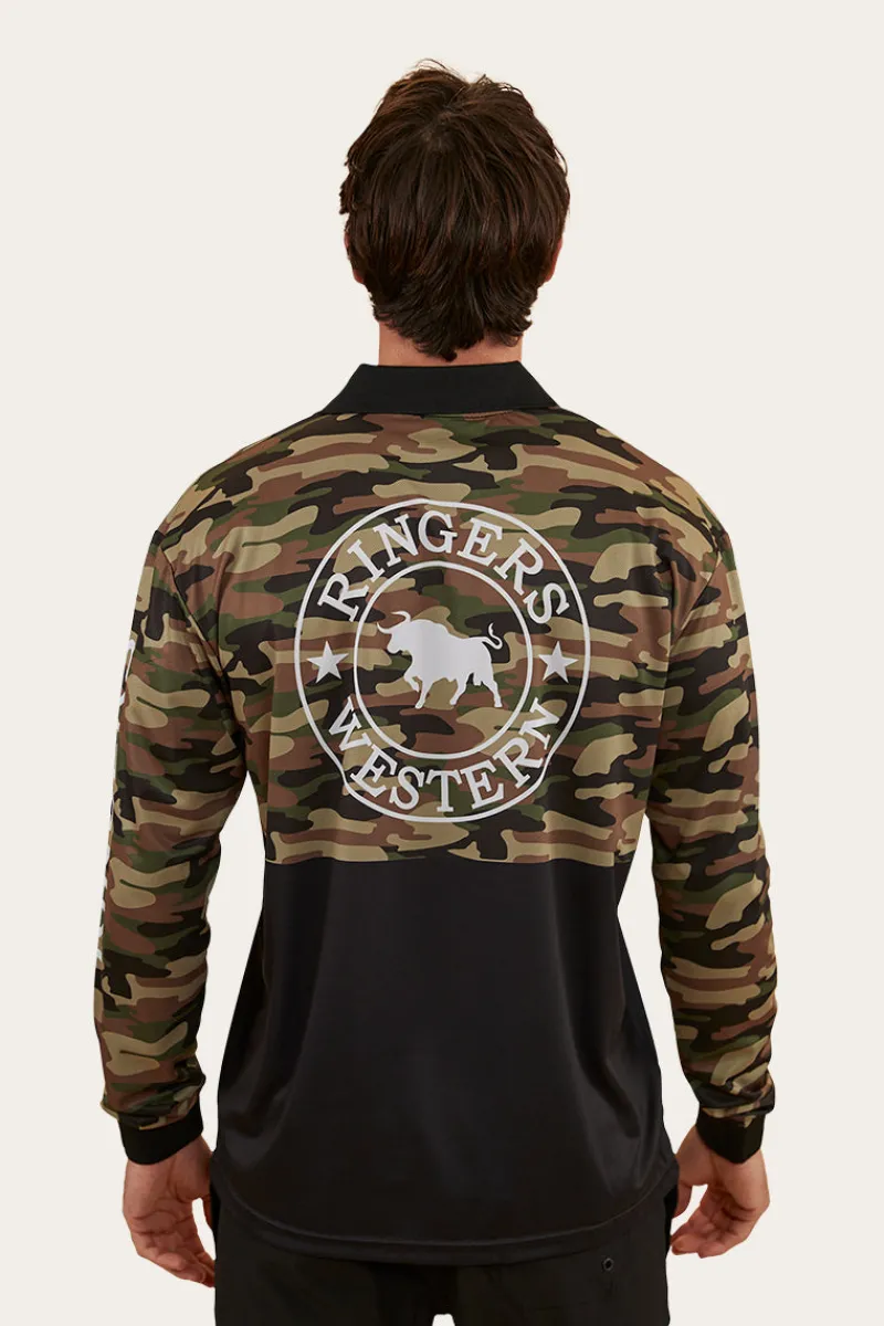 Discount Ringers Western Halls Creek Unisex Fishing Jersey - Camo