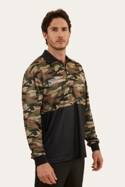 Discount Ringers Western Halls Creek Unisex Fishing Jersey - Camo