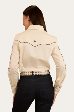 Discount Ringers Western Helena Womens Western Shirt - Off White