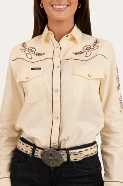 Discount Ringers Western Helena Womens Western Shirt - Off White