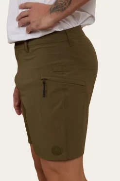 Ringers Western Hillston Mens Hybrid Short - Military Green