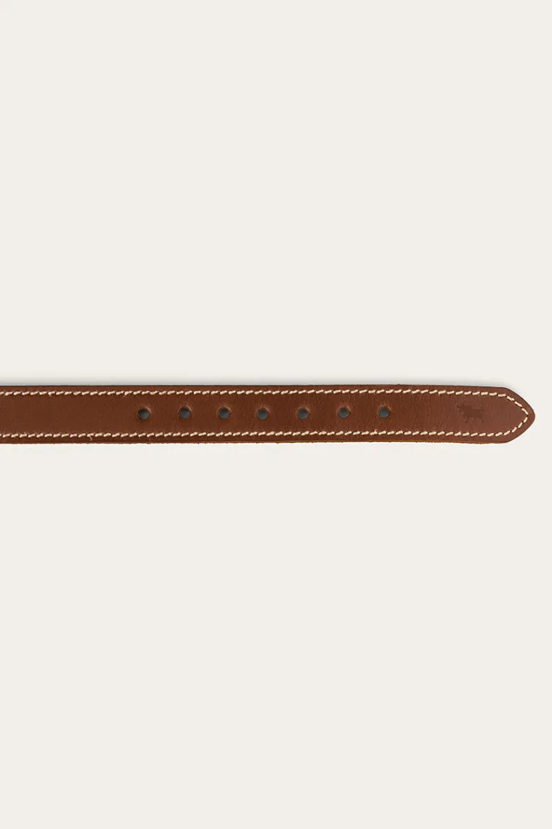 Online Ringers Western Hobble Belt - Brown / Silver