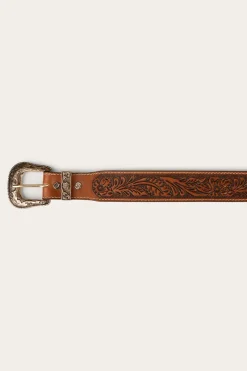 Discount Ringers Western Holster Belt - Brown / Silver