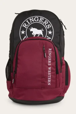 Online Ringers Western Holtze Backpack - Burgundy/Black