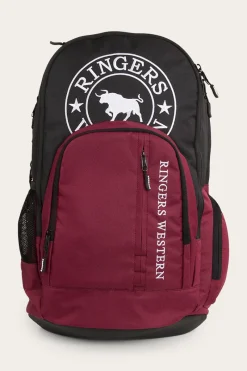 Online Ringers Western Holtze Backpack - Burgundy/Black