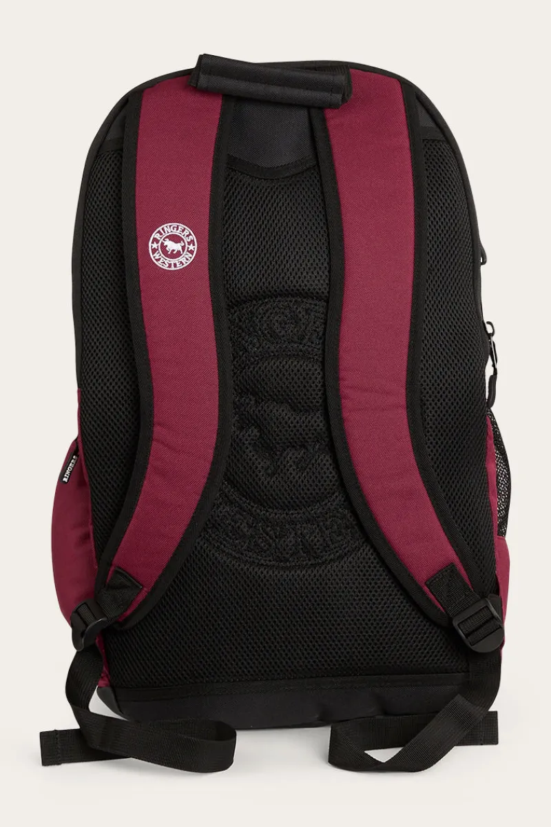 Online Ringers Western Holtze Backpack - Burgundy/Black