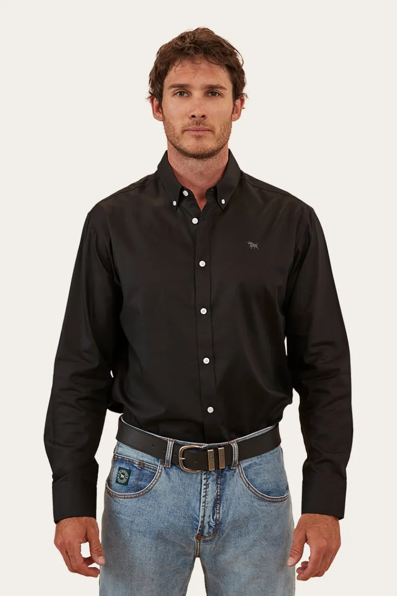 Sale Ringers Western Homestead Mens Dress Shirt - Black
